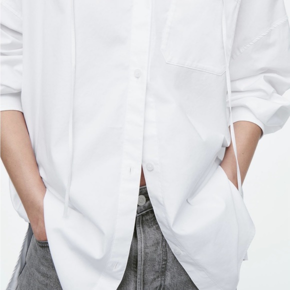 COS oversized hooded shirt - Picture 4 of 9